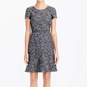 J. Crew Mixed Tweed Fit & Flare Boucle Dress 2